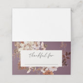 秋エレガント感謝祭の友達ディナー プレイスカード (外部開封)