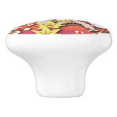 秋エレガント日本のの着物 セラミックノブ (側面)