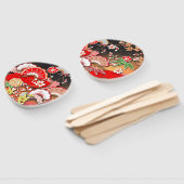 秋エレガント日本のの着物 ハンドファン (組立なし)