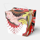 秋エレガント日本のの着物 フェイバーボックス (裏面サイド)