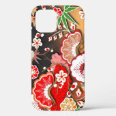 秋エレガント日本のの着物 Case-Mate iPhoneケース (裏面)