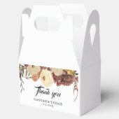 秋エレガント秋水彩フローラ結婚ズ フェイバーボックス (オープン)