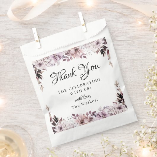 秋エレガント紫 フェイバーバッグ (クリップ留めされた状態)