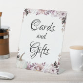 秋エレガント紫 台座サイン (インサイチュ)