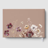 秋エレガント結婚の ゲストブック (裏面)