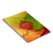 秋オデッセイインクウエル裏地 ノートブック (右側)