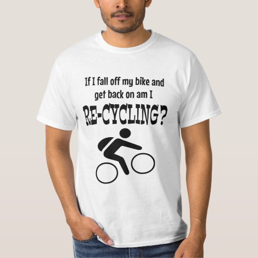秋オフ私の自転車の黒 Tシャツ (正面)