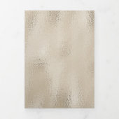 秋オレンジと黄葉色 三つ折り招待状 (カバー)