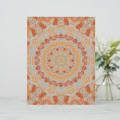 秋オレンジグレー万華鏡のように千変万化するパターンパターンスクラップブック (スタンド正面)