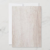 秋オレンジパープルバラカーネーションブーケ結婚ーズ 招待状 (裏面)