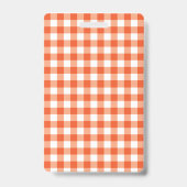 秋オレンジホールパス（名前あり） バッジ (裏面)