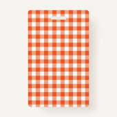 秋オレンジホールパス（名前あり） バッジ (裏面)