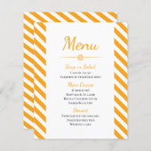 秋オレンストライプジのメ結婚ニューブライダルシャワー (正面/裏面)