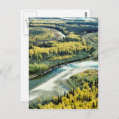 秋オンユーコンフラッツ国立野生生物保護区 ポストカード (正面/裏面)