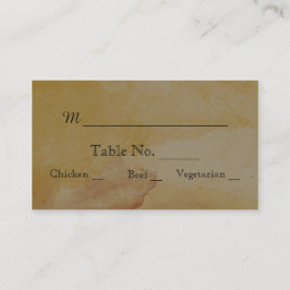 秋オークツリーランタン結婚ズ座席表 プレイスカード