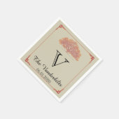 秋オークツリー結婚ズナプキン スタンダードカクテルナプキン (角)