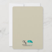 秋オークツリー結婚式招待状 招待状 (裏面)