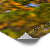 秋オークリーフHDR ポスター (角)