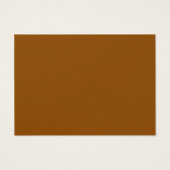 秋オーク結婚リーフのチャリティーフェイスカード (裏面)