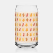 秋オーク葉ズ ガラス缶 (裏面)