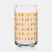 秋オーク葉ズ ガラス缶 (右)