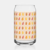 秋オーク葉ズ ガラス缶 (左)