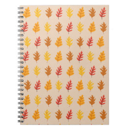 秋オーク葉ズ ノートブック