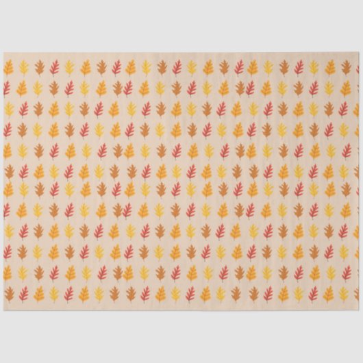 秋オーク葉ズ 薄葉紙 (正面)