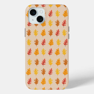 秋オーク葉ズ iPhone 15 MINIケース