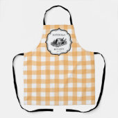 秋オータムオレンジプライド感謝祭トルコ エプロン (正面)