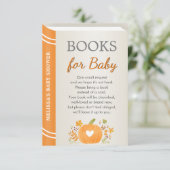 秋オータムカプキンオレンジベイビーシャワースプリンクル エンクロージャーカード (スタンド正面)