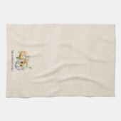 秋オータムカボプキンサンフラワーコットンファミリーレシピ キッチンタオル (横)