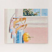 秋オータムグラムハイヒールファッション ジグソーパズル (横)