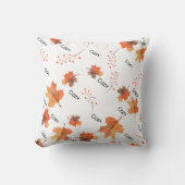 秋オータムコージーフローラアクセント クッション (正面)