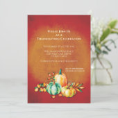 秋オータムハーベストカボンプキンサンクシ素朴ェーシング 招待状 (スタンド正面)