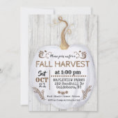 秋オータムハーベストフェスティバル招待状 招待状 (正面)