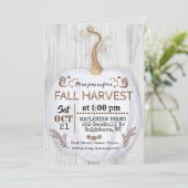 秋オータムハーベストフェスティバル招待状 招待状 (スタンド正面)