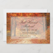 秋オータムハーベストフェスティバル招待状 招待状 (正面)