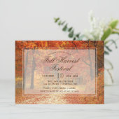 秋オータムハーベストフェスティバル招待状 招待状 (スタンド正面)