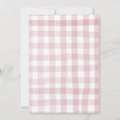 秋オータムピンクボウカボキンパッチ誕生日 招待状 (裏面)