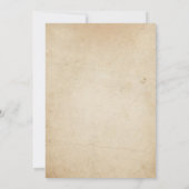 秋オータムブライダルシャワー招待 招待状 (裏面)