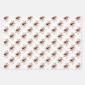 秋オータムミックス結婚フローラ ラッピングペーパーシート (正面)