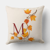 秋オータムメープル離れズブランチ クッション (裏面)