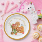 秋オータムリンゴ、サイダー、アップルパイ、コーヒー ペーパープレート (パーティー)