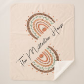 秋オータムレインボー シェルパブランケット (正面)