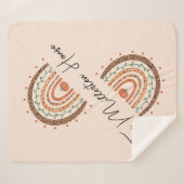 秋オータムレインボー シェルパブランケット (正面(横))