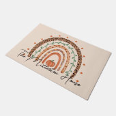 秋オータムレインボー ドアマット (アングル)