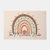 秋オータムレインボー ドアマット (正面)