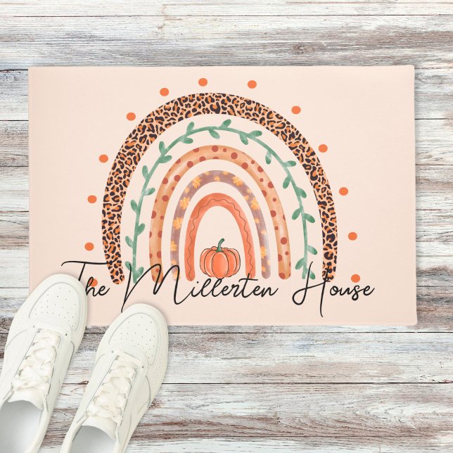 秋オータムレインボー ドアマット (クリエイターアップロード済み)