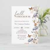 秋オープンハウス、引っ越し祝いパーティー、ニューホームパーティー 招待状 (スタンド正面)